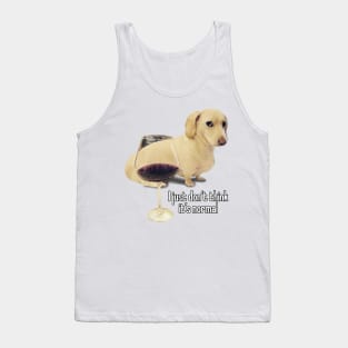 Homophobic Dog Meme Tank Top